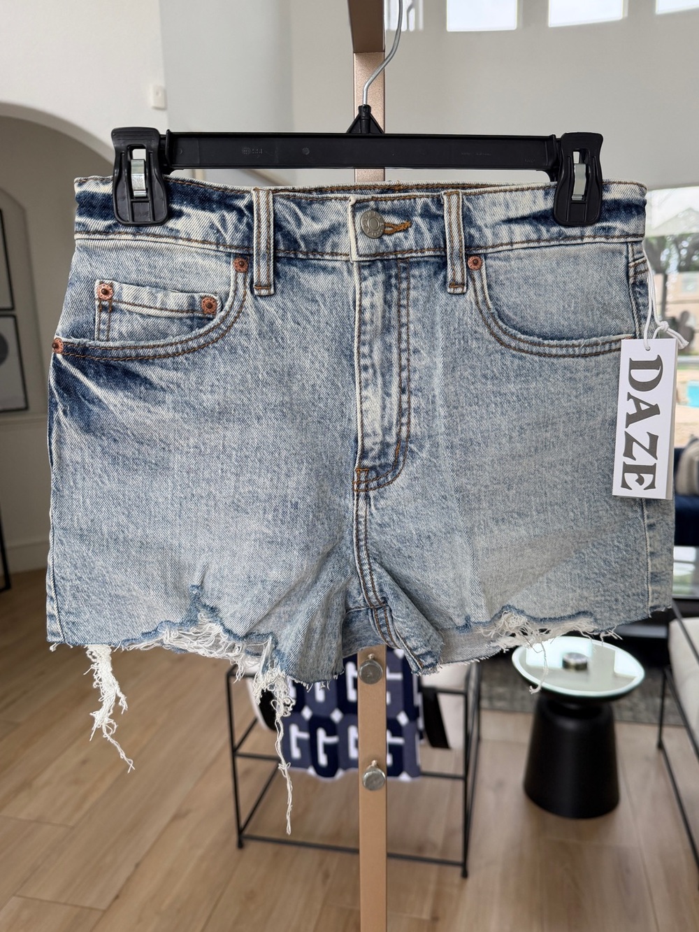 DAZE Denim Troublemaker High Rise Shorts
